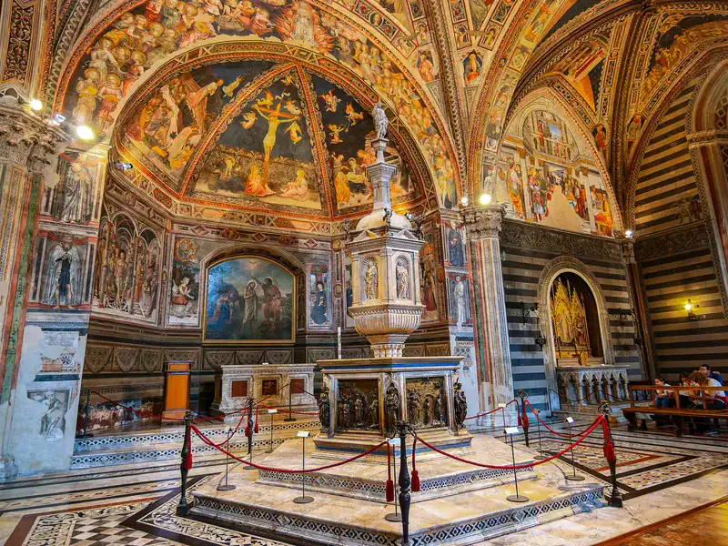 Baptistère de San Giovanni à Sienne