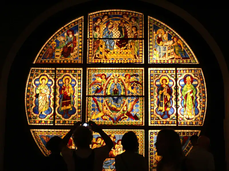 Rosaces au Museo dell'Opera de Sienne